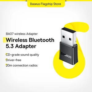 Baseus Bộ Chuyển Đổi ba07 usb bluetooth 5.3 Cho pc laptop Không Dây Với Độ Phân Giải Cao