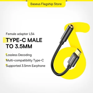 Baseus Dây Cáp Chuyển Đổi Cổng type c Sang Cổng Âm Thanh 3.5mm