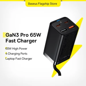 Baseus 65W GaN3 Pro Sạc 4 trong 1 Tương Thích Cho Xiaomi Samsung Máy Tính Bảng