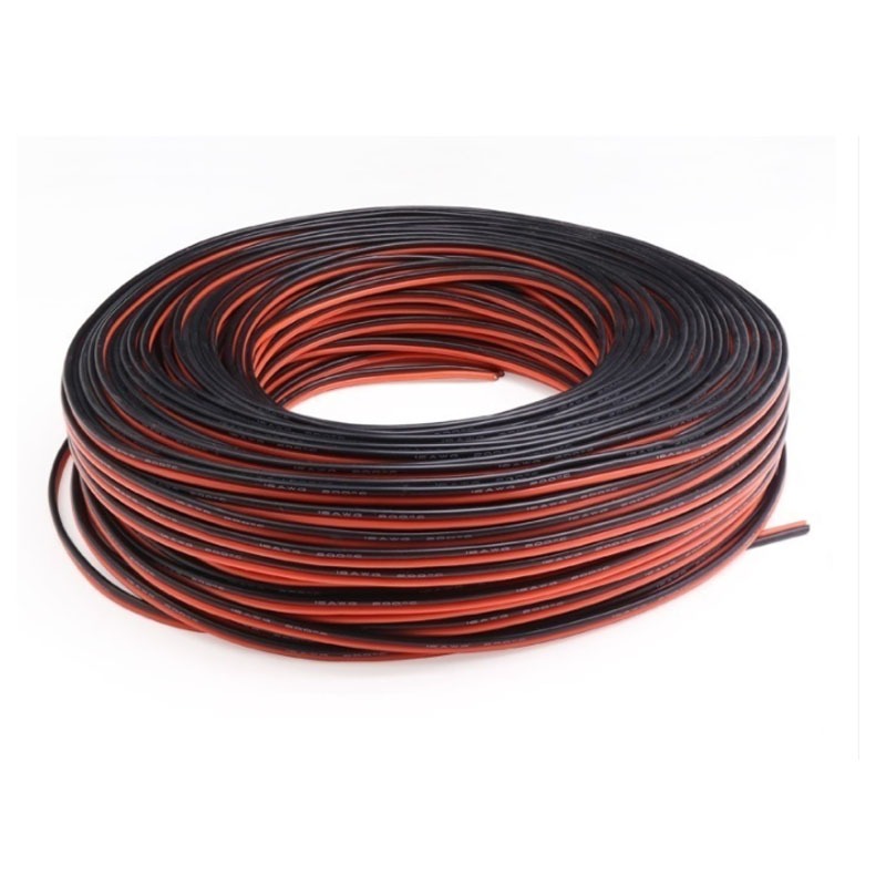 1meter UL2468 2 Chân Dây Điện Đóng Hộp Đồng Cách Nhiệt PVC Nối Dài Dây Cáp 16 / 18 / 20 / 22 / 24 / 26 / 28 / 30 AWG