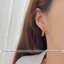 Bông tai titan cao cấp nữ mạ vàng 24k không gỉ thiết kế hoạ tiết lấp lánh thời trang trẻ trung phong cách hàn quốc