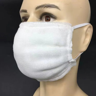 Mặt nạ gạc bảo hộ lao động Mặt nạ dày có thể giặt được chống bụi công nghiệp 18 lớp Sợi bông dày 24 lớp