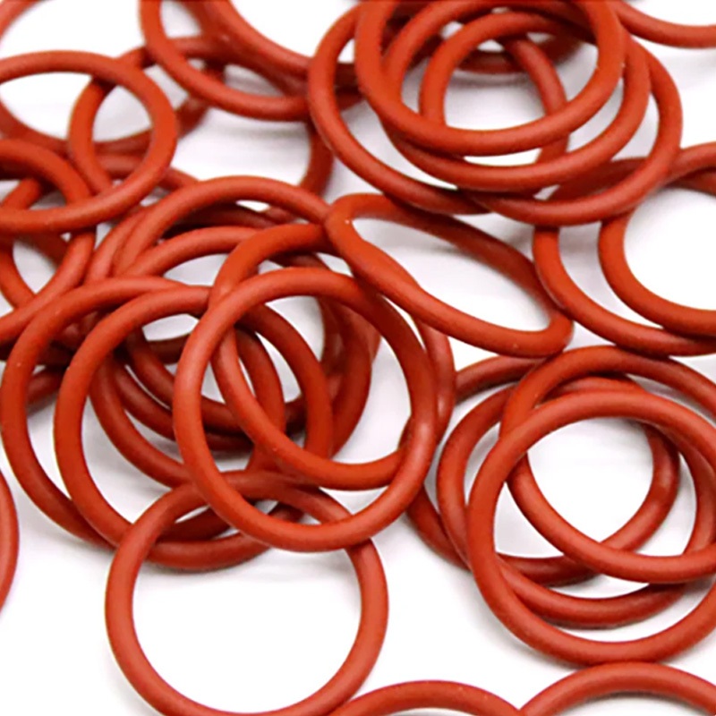 5 Chiếc Vòng Silicon Đỏ Gioăng CS 4mm OD 15 ~ 90mm Silicon O Ring Gioăng Thực Phẩm Cao Su O-Ring VMQ Các Loại Hvac Dụng Cụ