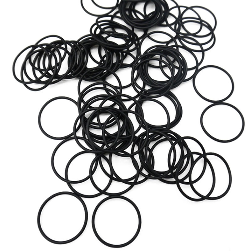 Vòng đệm vòng đệm NBR màu đen CS 1.5mm Nitrile Butadiene Cao su Oring Washer OD 6mm ~ 55mm Chống mài mòn Chống nước