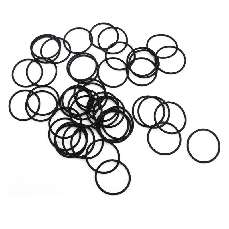 Vòng đệm vòng đệm NBR màu đen CS 1.5mm Nitrile Butadiene Cao su Oring Washer OD 6mm ~ 55mm Chống mài mòn Chống nước