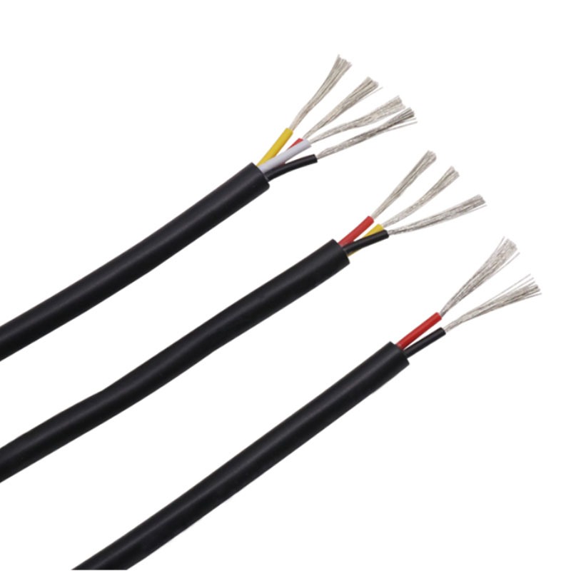 1meter 18-28 AWG UL2464 Cáp Dây Vỏ Cáp Tín Hiệu Đồng 2 3 4 5 6 7 8 10 Core Dây Âm Thanh Điện Tử Mềm