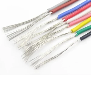 1 / 2 / 5 Mét UL3239 3KV Dây Silicon Đồng Đóng Hộp Cáp Điện 3000V 14 / 16 / 18 / 20 / 22 / 24 / 26 / 28 / 30AWG Linh Hoạt