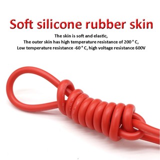 1 / 2 / 5M UL3135 Dây cách nhiệt bằng cao su silicon mềm Đồng đóng hộp 30 28 26 24 22 20 18 16 14 12 AWG Dây cáp chịu nhiệt độ cao