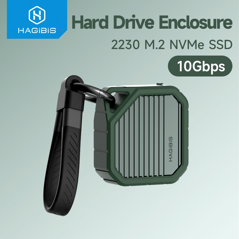 Hagibis M.2 2230 NVMe SSD Enclosure, USB C 3.2 Gen 2 Type-C 10 Gbit/s