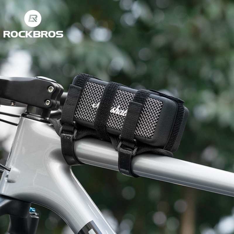 Rockbros Xe Đạp Dây Đeo Âm Thanh Velcro Đi Loa Giá Đỡ Ánh Sáng Đi Xe Đạp Túi Bơm Hơi Dây Đeo
