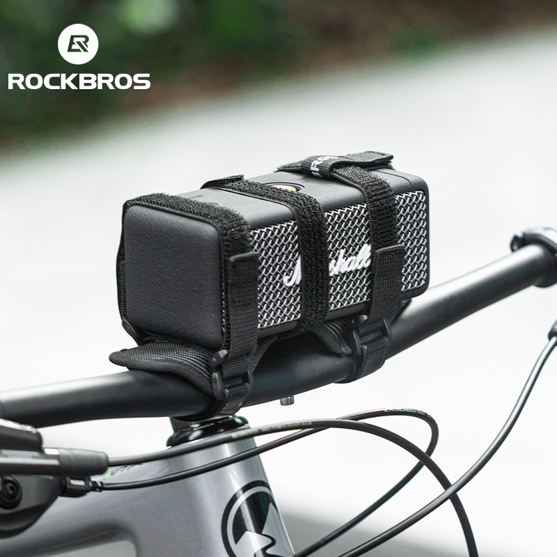 Rockbros Xe Đạp Dây Đeo Âm Thanh Velcro Đi Loa Giá Đỡ Ánh Sáng Đi Xe Đạp Túi Bơm Hơi Dây Đeo