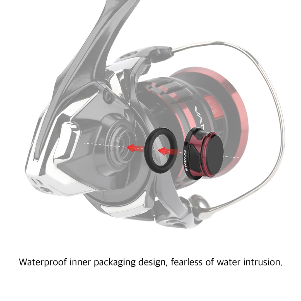 Ảnh Gomexus Fishing Reel Side Cap Cover Sử dụng cho Shimano Stradic Stella Twin Power Daiwa Certified Tồn tại cuộn quay 4