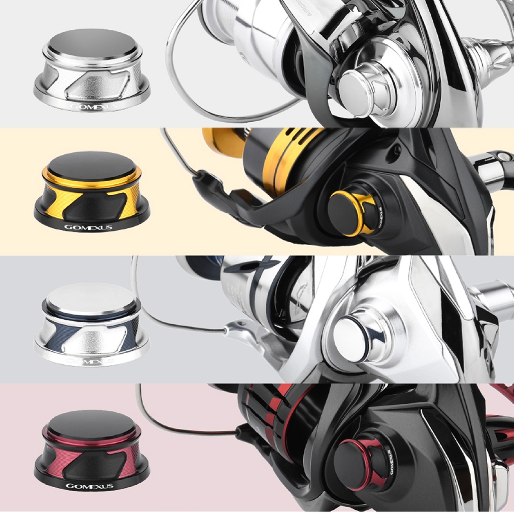 Ảnh Gomexus Fishing Reel Side Cap Cover Sử dụng cho Shimano Stradic Stella Twin Power Daiwa Certified Tồn tại cuộn quay 2