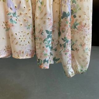 Phong Cách Hàn Quốc Nữ Nữ Rời Cổ Tròn Ruffle Xếp Ly Thêu Hoa Dài Tay Áo Sơ Mi Áo Baju Baju Wanita Lengan Panjang Kemeja