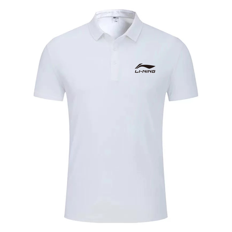 2024 Mới Li Ning POLO Áo Sơ Mi Cầu Lông Thoải Mái Nam Nữ Nhanh Khô Thoáng Khí Tay Ngắn Quần Vợt Bóng Chuyền Ngoài Trời Chạy Bộ Thể Thao Top