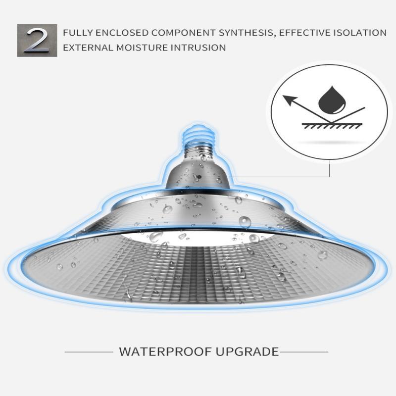 Đèn LED High Bay Siêu Sáng Chống Thấm Nước Khai Thác Lampu 30W / 50W / 70W / 100W / 150W / 200W Đèn Trần Chùm Rộng Đèn Công Nghiệp Cho Nhà Máy Chiếu Sáng Gia Đình
