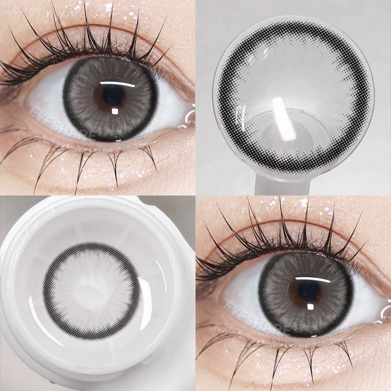 EYESHARE [Hàng mới về] Set 2 kính áp tròng 14.5mm mềm mại thời trang nhiều màu tùy chọn