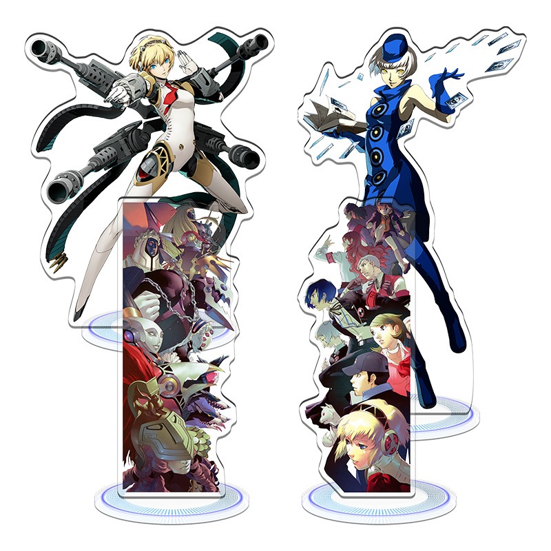 Trò Chơi Anime PERSONA 3 P3 Tải Lại Acryclic Hình Đồ Chơi Yuuki Makoto Aegis Yamagishi Fuuka Amada Ken Chế Độ Búp Bê Standl Đĩa Trang Trí Bàn Làm Việc Triển Lãm Quà Tặng