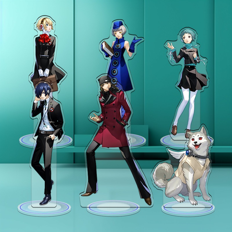 Trò Chơi Anime PERSONA 3 P3 Tải Lại Acryclic Hình Đồ Chơi Yuuki Makoto Aegis Yamagishi Fuuka Amada Ken Chế Độ Búp Bê Standl Đĩa Trang Trí Bàn Làm Việc Triển Lãm Quà Tặng