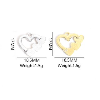 10 Chiếc Cảm Giác Thiết Kế Rỗng Hình Trái Tim Quyến Rũ Với Nhiều Màu Sắc Kim Cương Giả Đơn Giản Và Sáng Bóng Cặp Đôi Trang Sức Quà Tặng Ngày Lễ Tình Nhân Vòng Cổ Tính Khí Bông Tai Mặt Dây Trái Tim DIY