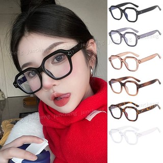 Kính chống ánh sáng xanh cổ điển thời trang có khung đen và khung trơn