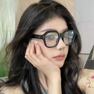 Kính chống ánh sáng xanh cổ điển thời trang có khung đen và khung trơn
