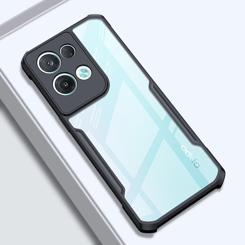 Ốp lưng trong suốt chống sốc OPPO Reno 14 13 13F 11F 11 10 Pro Plus 9 8 7 8T 8Z 7Z 4G 5G Lite Vỏ Acrylic trong suốt