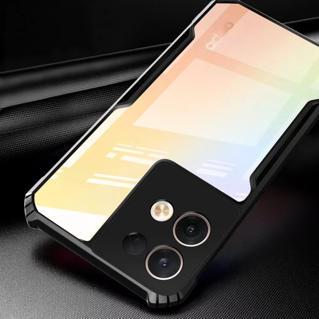 Ốp lưng trong suốt chống sốc OPPO Reno 14 13 13F 11F 11 10 Pro Plus 9 8 7 8T 8Z 7Z 4G 5G Lite Vỏ Acrylic trong suốt