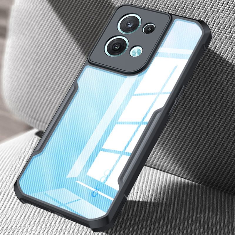 Ốp lưng trong suốt chống sốc OPPO Reno 14 13 13F 11F 11 10 Pro Plus 9 8 7 8T 8Z 7Z 4G 5G Lite Vỏ Acrylic trong suốt