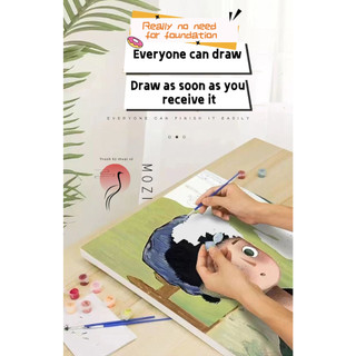 MOZI✨30 * 40cm / 40 * 50cm cung điện tranh tô màu theo số tranh số hóa tranh sơn dầu số hoá sơn acrylic  Cung Điện Tự Làm Kỹ Thuật Số Tranh Sơn Dầu Phong Cảnh Tranh Vẽ Tay Làm Đầy Tranh Acrylic Tranh Vẽ Tay Sơn Màu Tranh Sơn Dầu