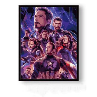 MOZI✨30 * 40cm / 40 * 50cm kỳ quan tranh tô màu theo số tranh số hóa tranh sơn dầu số hoá sơn acrylic  tranh số hoá Marvel Số Tranh Sơn Dầu Tự Làm Tranh Sơn Dầu Tay Số Tranh Nhồi Bông Tranh Vẽ Tay Tranh Tô Màu Tranh Trang Trí