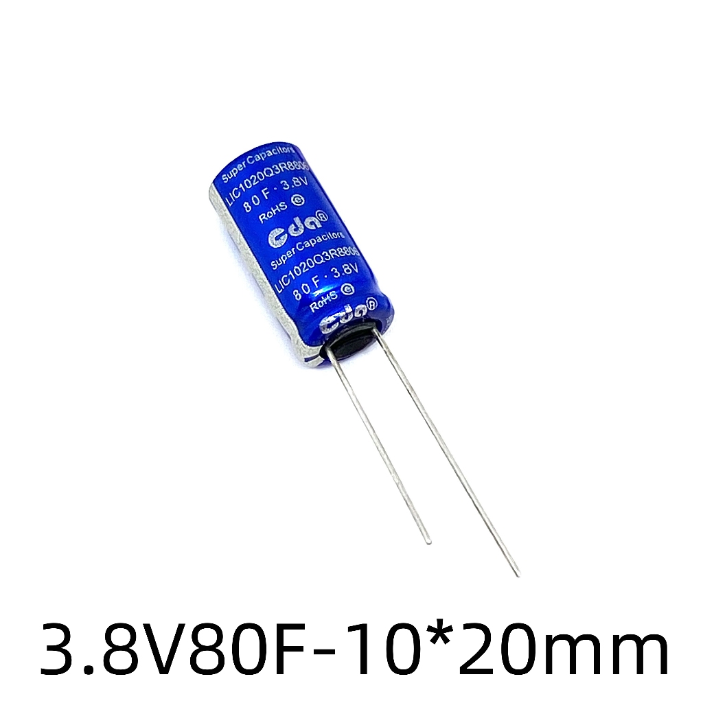 1 Chiếc 3.8 V80F Hình Trụ Lithium Ion Tụ Điện 2.7 V80F CDA Tập 10 * 20 ...