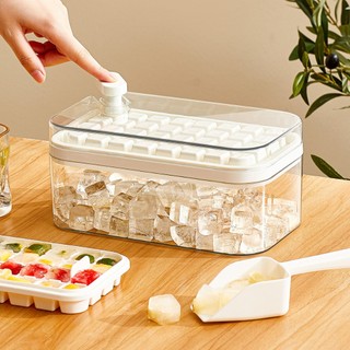 Hộp Khay Làm Đá Thông Minh 64 Viên Chất Liệu Silicon An Toàn Với Sức Khỏe Chiosala12