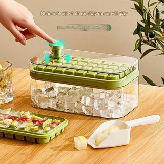Hộp Khay Làm Đá Thông Minh 64 Viên Chất Liệu Silicon An Toàn Với Sức Khỏe Chiosala12
