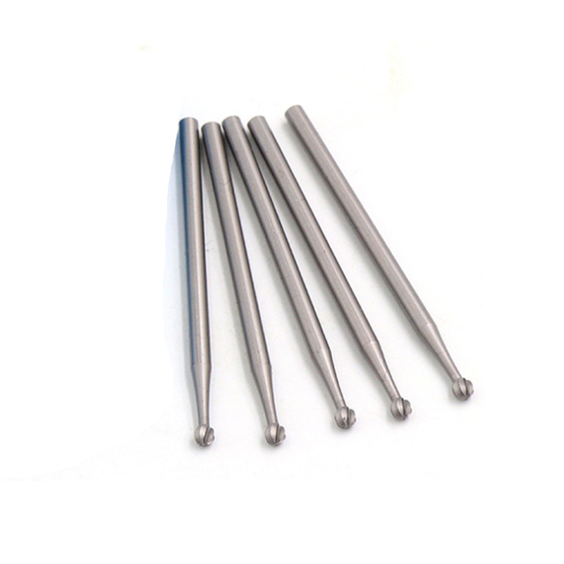 6 Chiếc Hợp Kim Thép Vonfram Tròn Burs Trang Sức Khắc Dụng Cụ Chế Biến Gỗ Router Bit Gỗ Phay Cắt Handmade