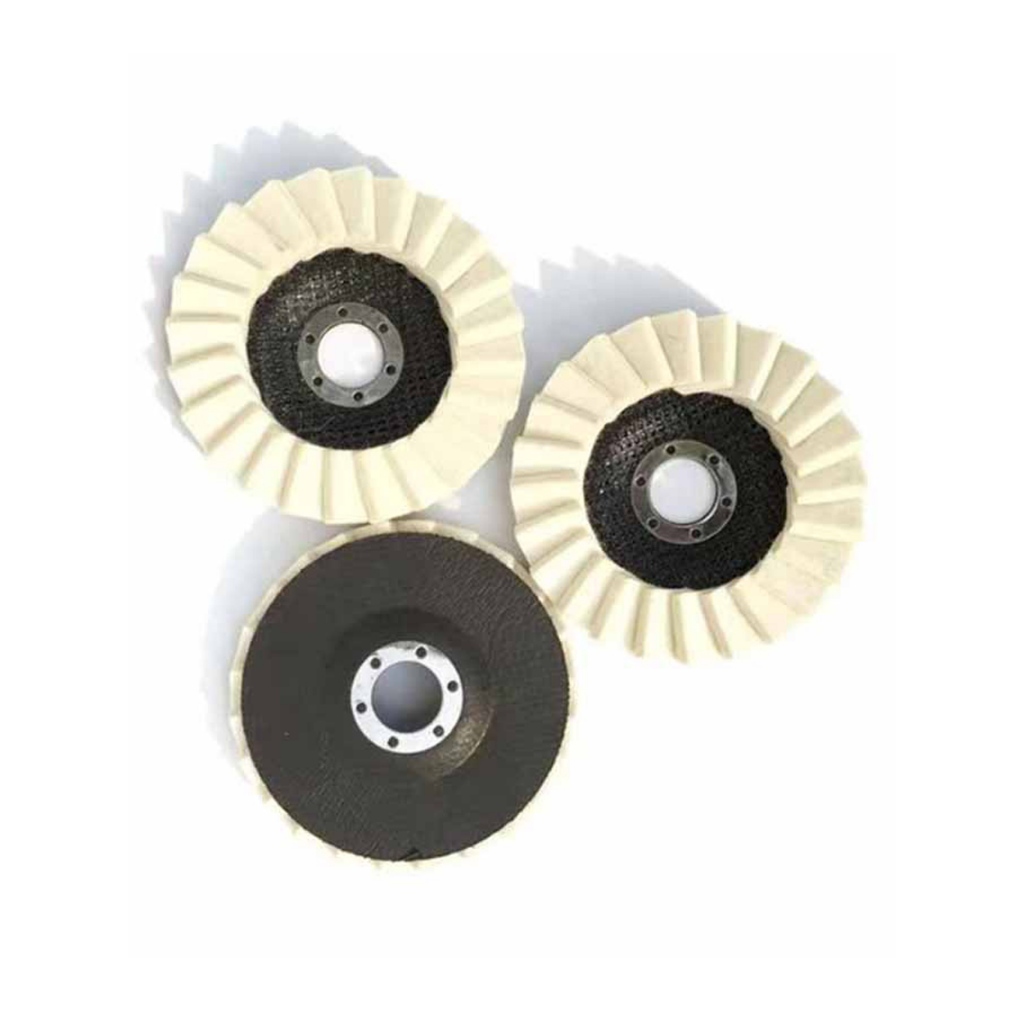 5inch Len Đánh Bóng Bánh Xe Đánh Bóng Miếng Lót Góc Mài Phụ Kiện Đĩa Mài Cho Kim Loại Thủy Tinh Đánh Bóng Gốm