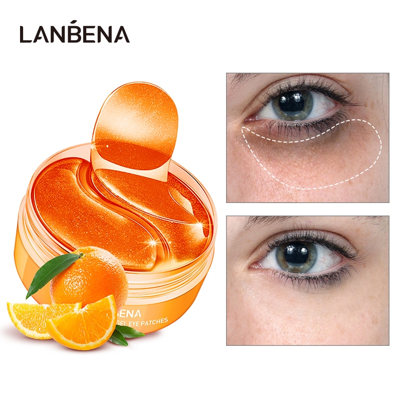Product image Hộp 60 mặt nạ mắt Lanbena hydra gel vitamin C và collagen dưỡng ẩm làm sáng quầng thâm và ngăn ngừa nếp nhăn