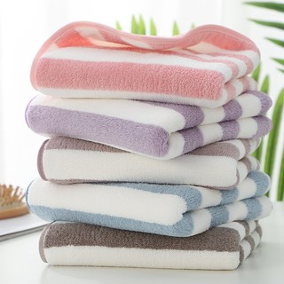 Khăn Tắm San Hô Khăn Tắm Lau Đầu Sợi Bông Cotton Siêu Thấm Hút Coral Bath Towel【Chiosala12】