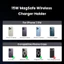 Sạc xe hơi không dây từ tính UGREEN 15W cho dòng iPhone 12-15, có đèn báo màu xanh, hỗ trợ 360° Xoay và từ tính mạnh mẽ, ổn định và bền bỉ