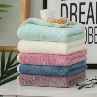 Khăn Tắm San Hô Khăn Tắm Lau Đầu Sợi Bông Cotton Siêu Thấm Hút Coral Bath Towel【Chiosala12】