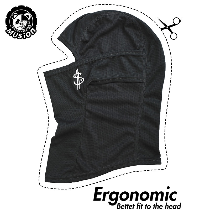 Musion Balaclava Bandana Hood - Bảo vệ da mặt toàn diện, chống tia UV và thoáng khí ngoài trời