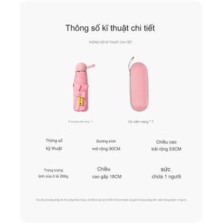 Dù Gấp Gọn Nhỏ Gọn Tiện Lợi Dễ Dàng Mang Theo Chống Tia UV Tốt mini parasol【Chiosala12】