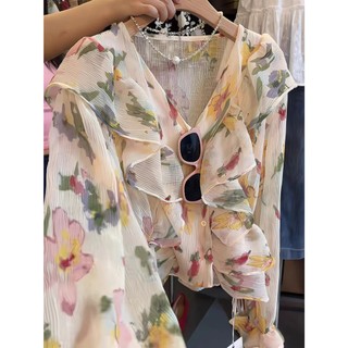 Áo sơ mi nữ fshion dài tay cổ chữ v dáng ôm Hàn Quốc