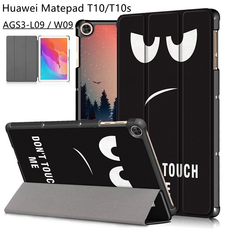 Kepuch Custer Cover per Huawei MatePad SE AGS3K-W20,T10S 10.1 AGS3-L09 AGS3 -W09,T10 9.7 AGR-L09 AGR-W09,Honor Pad X8 Lite AGM3-W09HN,PU-Pelle Case Custodia per Huawei MatePad SE - Rosso