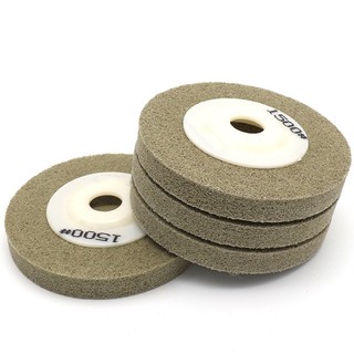 100mm 60 ~ 1500Grits Dụng Cụ Xoay Mài Mòn Sợi Nylon Đánh Bóng Bánh Xe Chà Nhám Đĩa Đá Đánh Chà Mài Miếng Lót