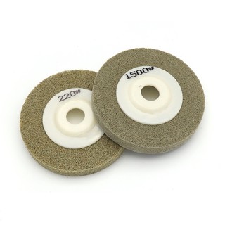 100mm 60 ~ 1500Grits Dụng Cụ Xoay Mài Mòn Sợi Nylon Đánh Bóng Bánh Xe Chà Nhám Đĩa Đá Đánh Chà Mài Miếng Lót