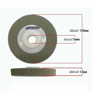 100mm 60 ~ 1500Grits Dụng Cụ Xoay Mài Mòn Sợi Nylon Đánh Bóng Bánh Xe Chà Nhám Đĩa Đá Đánh Chà Mài Miếng Lót