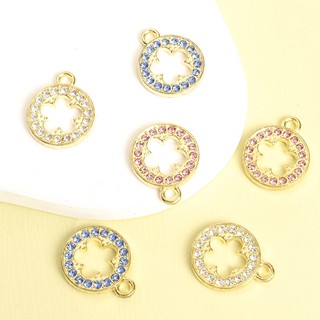 10 Chiếc Thời Trang Đa Năng Nhiều Màu Sắc Kim Cương Giả Sọc Rỗng Hoa Thiết Kế Vòng Charm Xương Đòn Dây Chuyền Vòng Cổ Vòng Tay Bông Tai Mặt Dây Chuyền - Trang Sức Tính Khí Cho Nữ Mặc Hàng Ngày