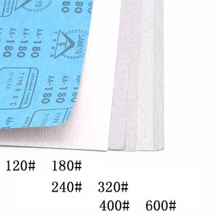 5 Chiếc Giấy Nhám Khô 120 150 180 240 320 400 600 Grit Giấy Cát Dụng Cụ Mài Mòn