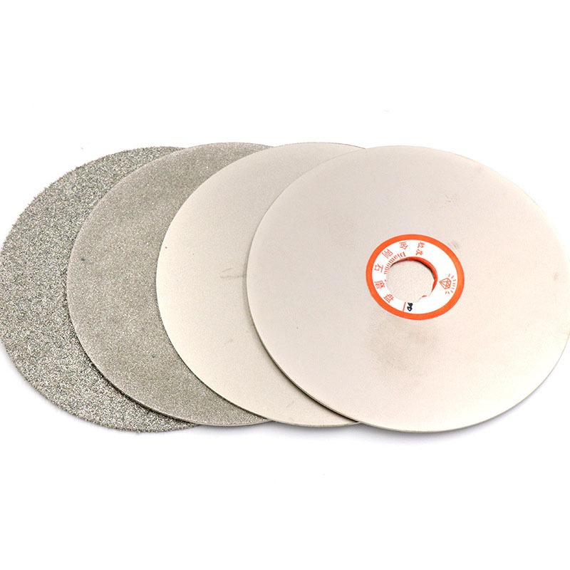 4 Inch 36-3000 # Đĩa mài đánh bóng phẳng phủ kim cương Mặt đơn / đôi cho ngọc bích, cắt pha lê